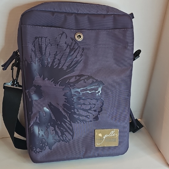 Golla Purple Floral Laptop Bag - Picture 2 of 7